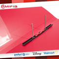 PP File Folder with binder folder clip Durable fastener clip folder